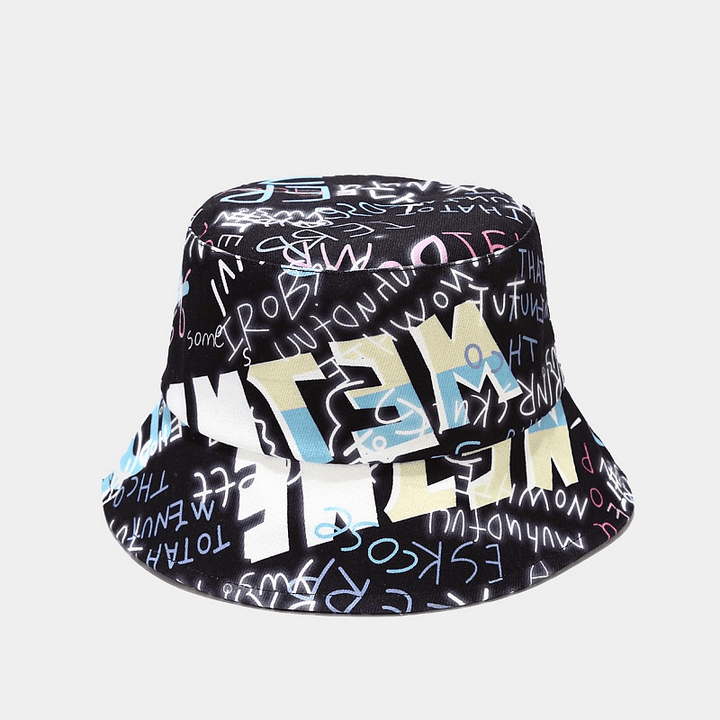 Creative Graffiti Alphabet Fisherman Hat - MRSLM