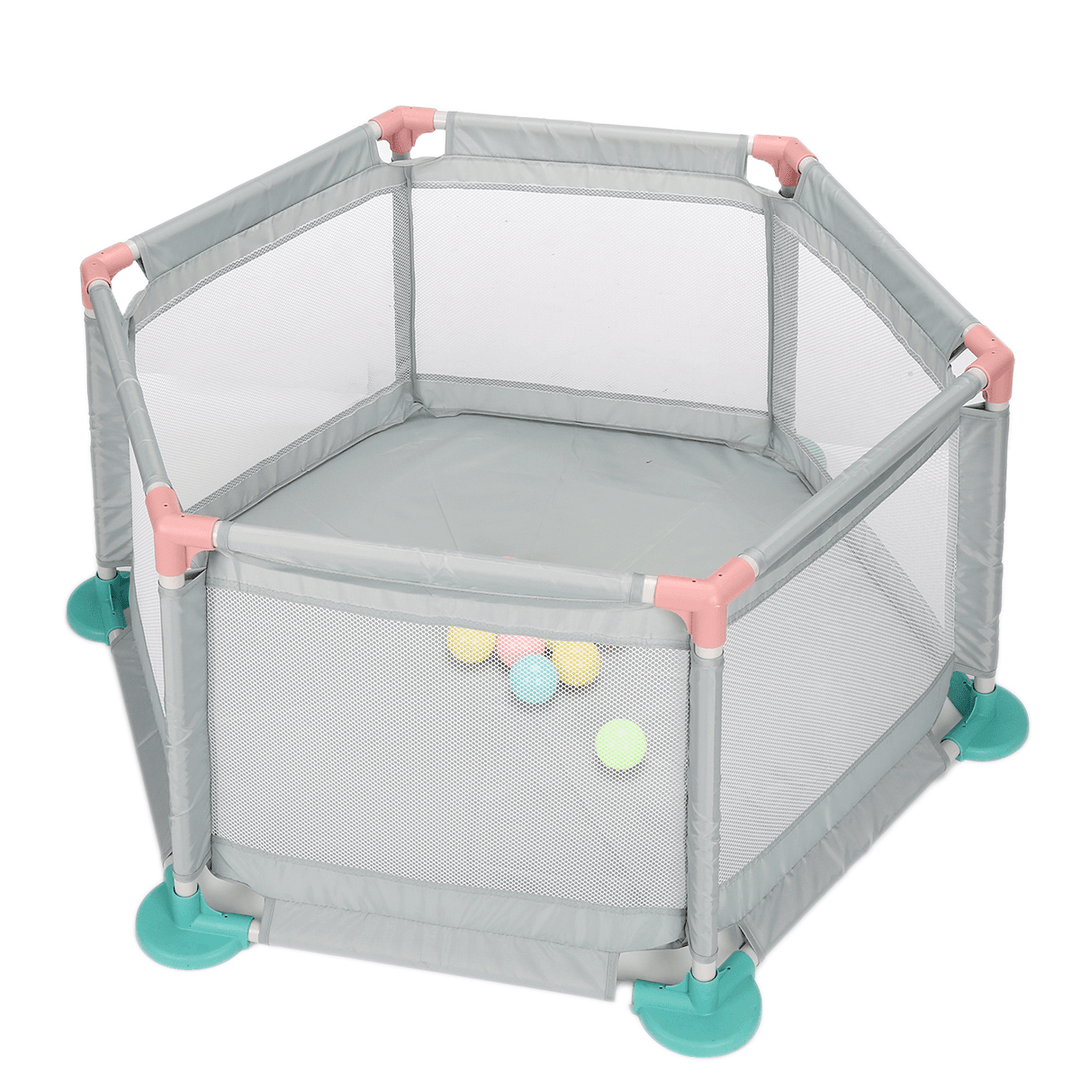 Children'S Hexagonal Fence Game Fence Baby Game Fence Baby Guardrail Ball Pool Indoor Toys - MRSLM