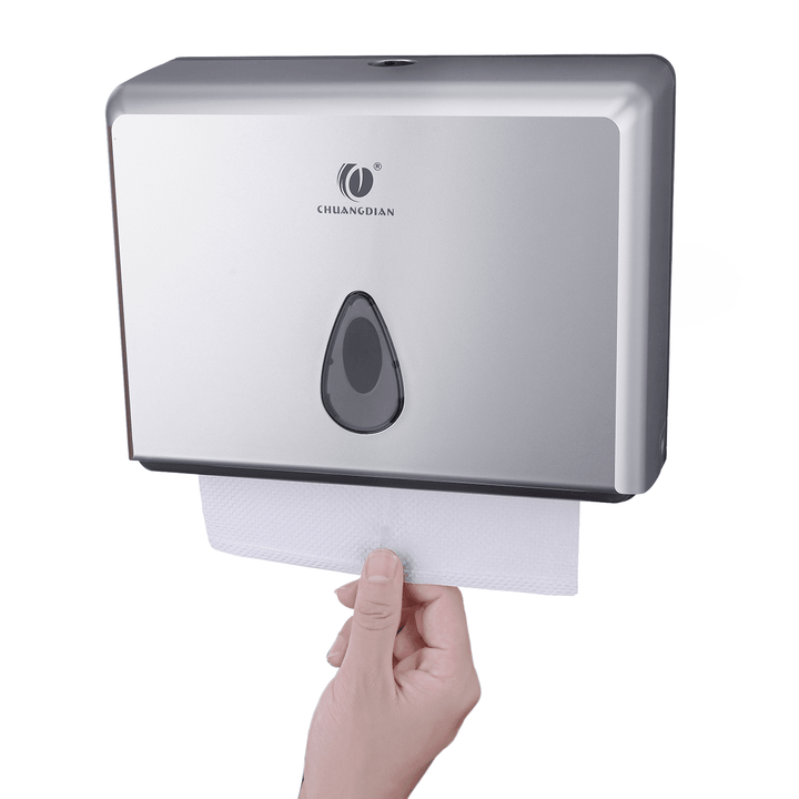 Toilet Paper Towel Dispenser Tissue Box Holder Wall Mounted Shelf Bathroom Home Decor - MRSLM