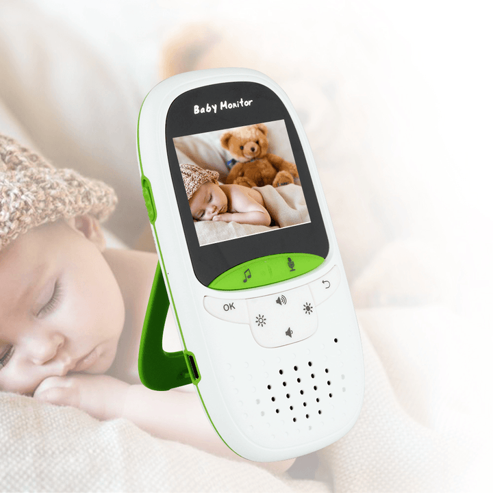 Vvcare VB602 2.4G Wireless Baby Monitor 2 Inch Electronic Babysitter Nanny Security Camera Two-Way Audio Night Vision Temperature Monitoring - MRSLM