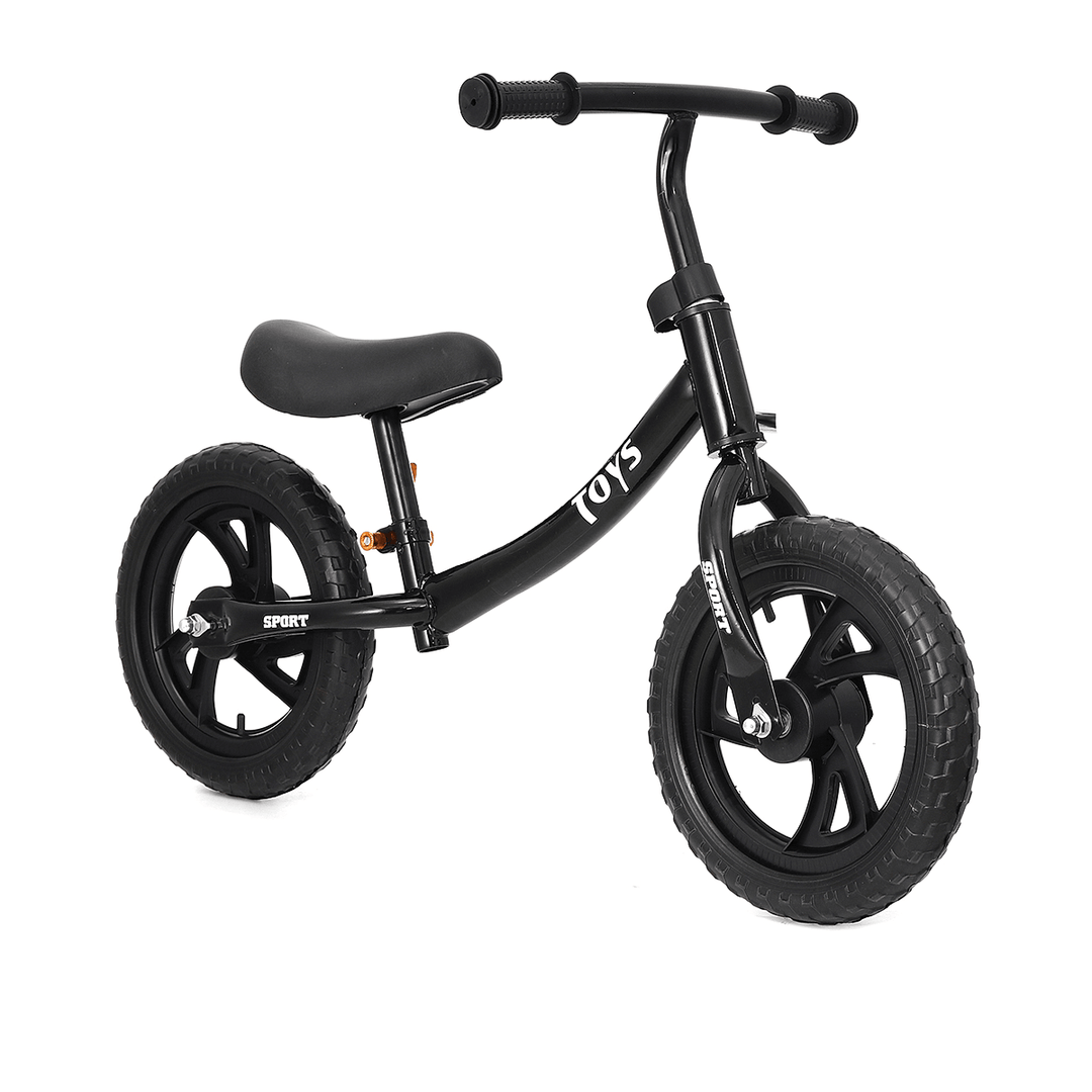 12'' Balance Bike Kids Toddler No Pedals Adjustable Training Riding Walking Toys - MRSLM