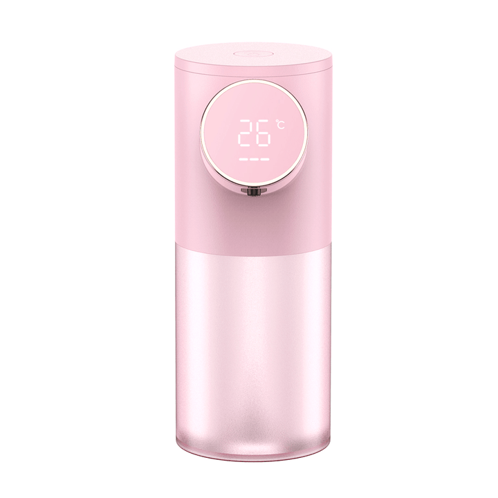 Automatic Soap Dispenser Digital Display Temperature Battery USB Rechargeable Waterproof Touchless Hand Sanitizer - MRSLM