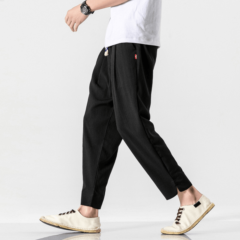 Trendy Retro Harlan Cropped Pants Men - MRSLM