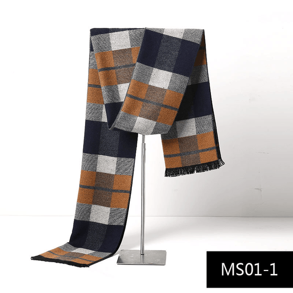 Men'S Autumn and Winter Cashmere Warm Scarf - MRSLM