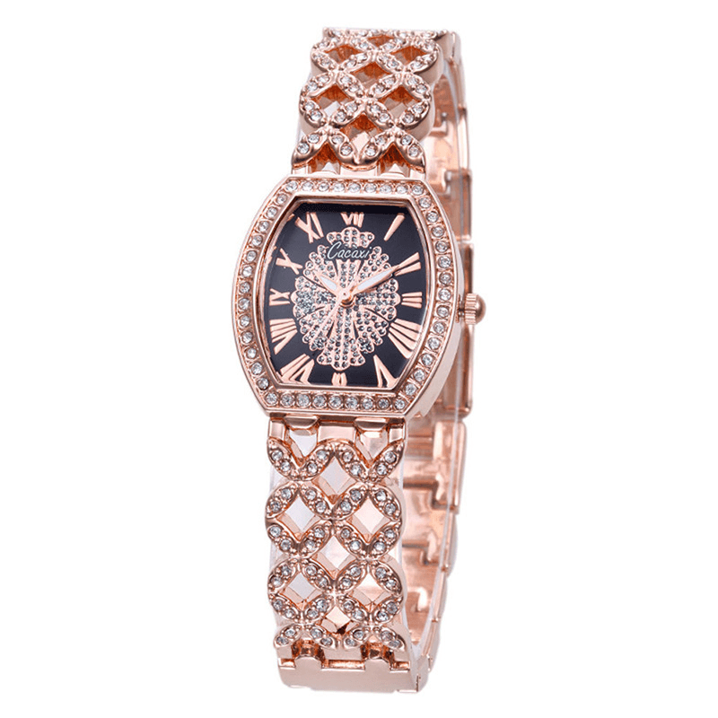 Cacaxi A131 Fashion Light Luxury Hollow Diamond Women Quartz Watch - MRSLM