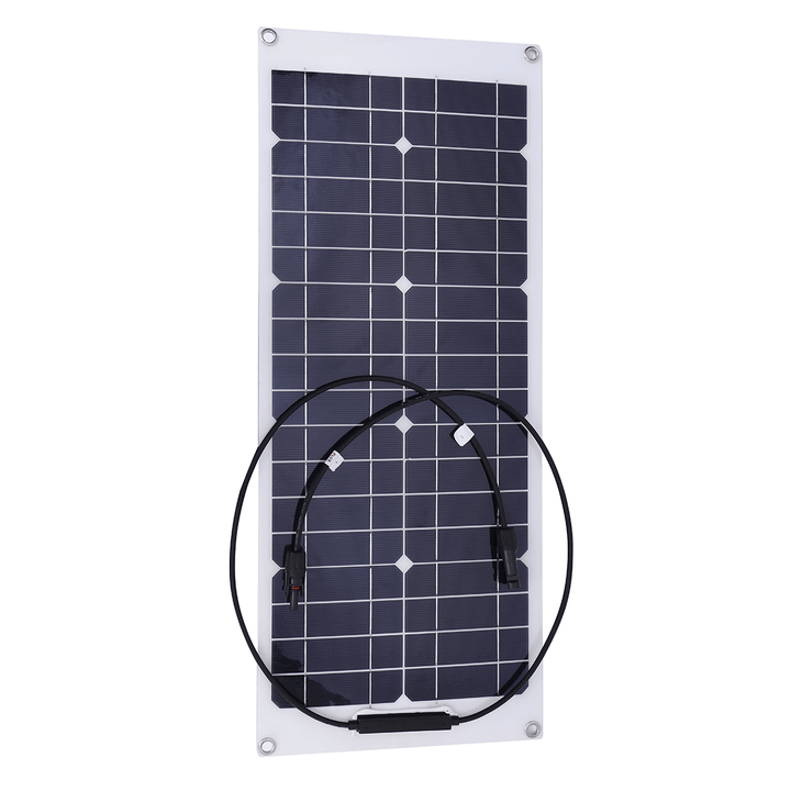 20W 18V Monocrystalline Solar Panel for Motorhome Boat Connector Waterproof Power Solar Panel - MRSLM