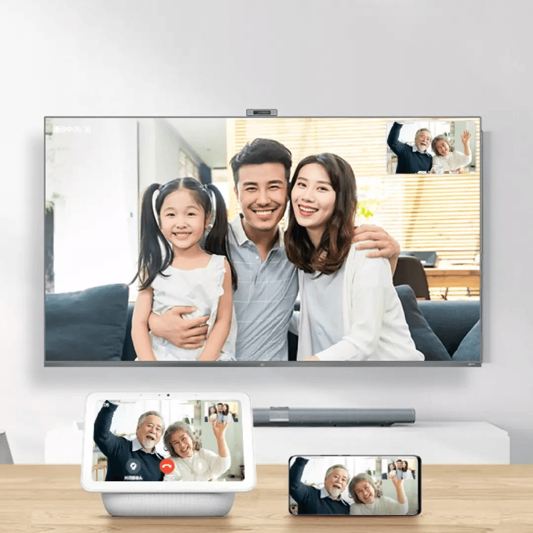 XIAOMI 1080P HD TV Camera Dual Microphones Mini Portable Easy Installation TV Camera with Privacy Cover - MRSLM