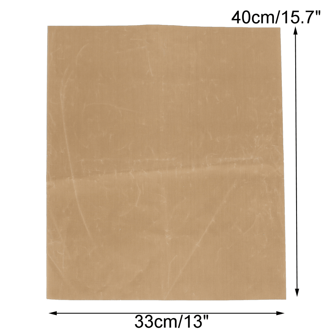 3Pcs 33X40Cm Non-Stick Heat Press Transfer PTFE Teflon Film Sheet Plate Baking Mat - MRSLM
