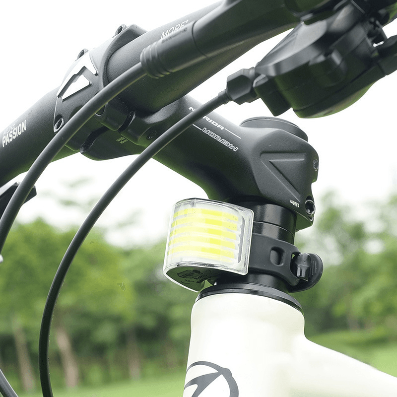 BIKIGHT Bicycle Tail Light LED Warning Light Waterproof USB Charging Super Bright Outdoor Cycling Mountain Road Bike Tail Light - MRSLM