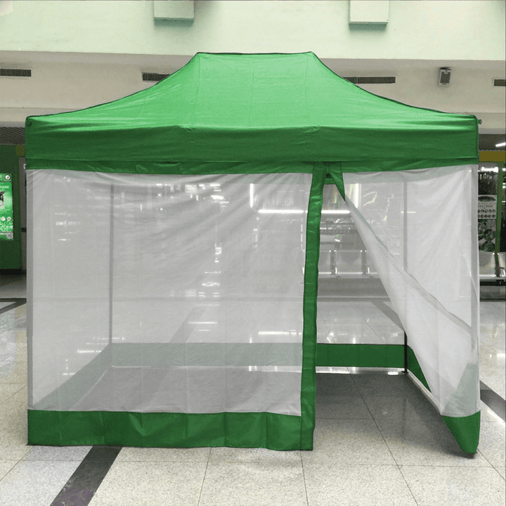 3X3M 1 Side Wall Canopy Anti-Mosquito Nets Breathable Windproof Shelter Tent Outdoor Camping Travel - MRSLM