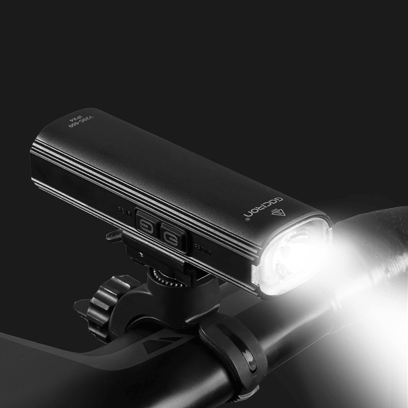 Gaciron V20C-600 600Lm Bike Headlight 2-In-1 2500Mah USB Rechargeable LED Front&Rear Lamp Waterproof Bike Light Outdoor Cycling - MRSLM