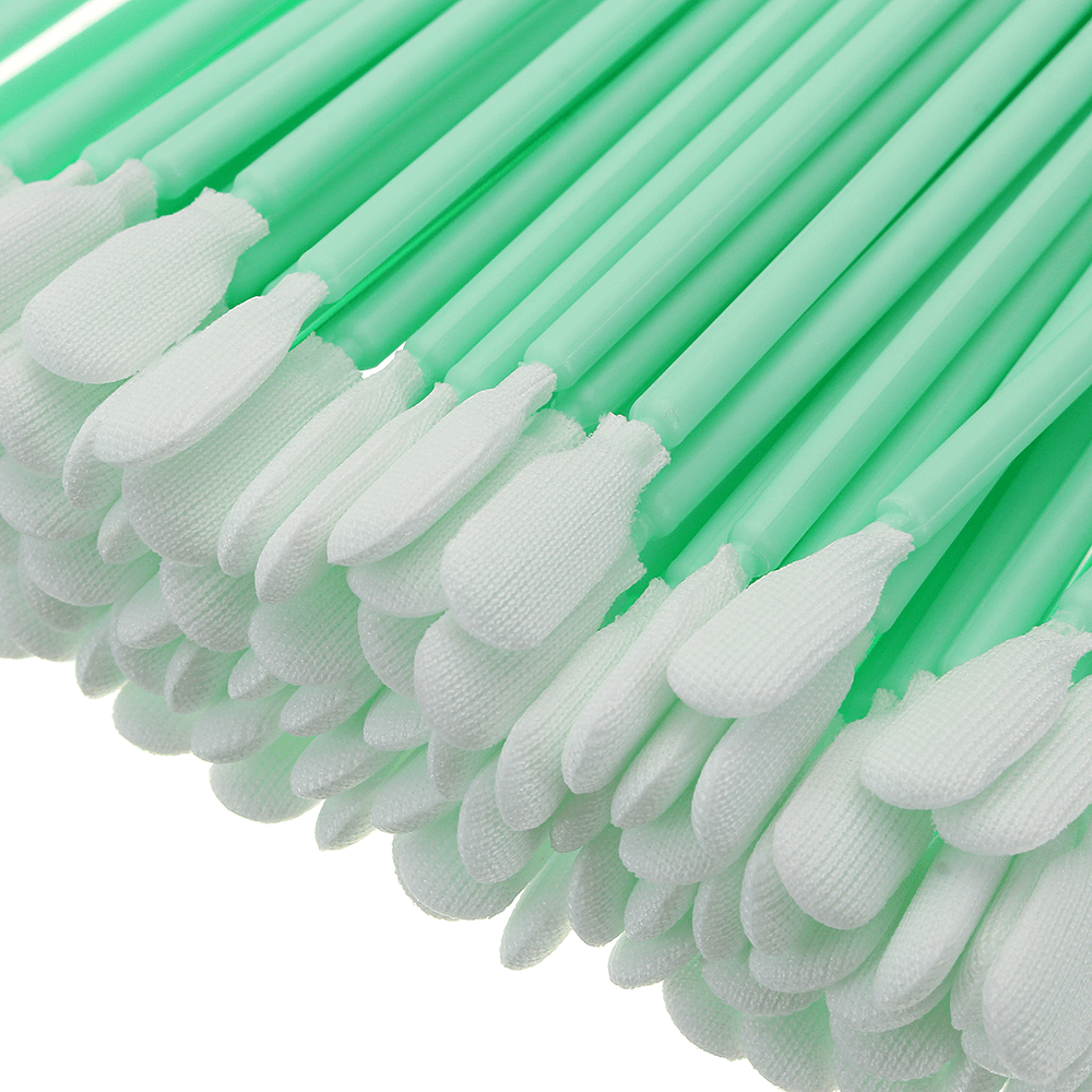 100Pcs Foam Cleaning Swabs Industrial Dust-Free Cotton Swab Sponge Stick Dustproof Rods - MRSLM