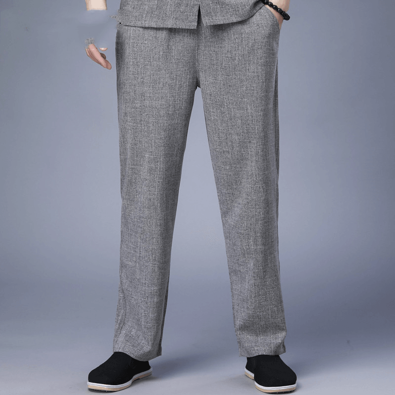 Woodpecker Middle-Aged and Elderly Loose Men''S Pants Spring and Autumn - MRSLM