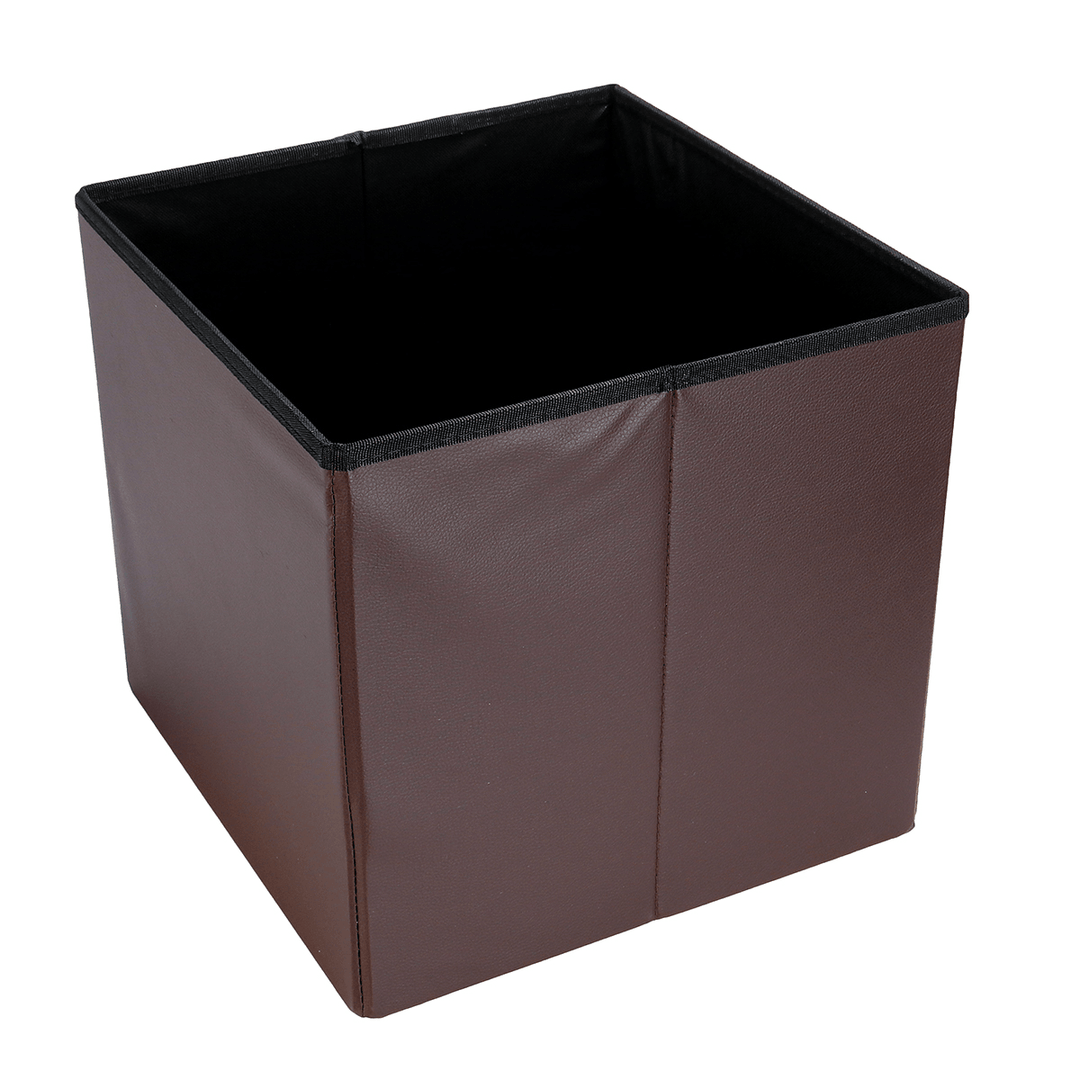 PU Leather Storage Stool Multifunctional Sofa Ottoman Footrest Box Seat Footstool Square Chair Home Office Furniture - MRSLM