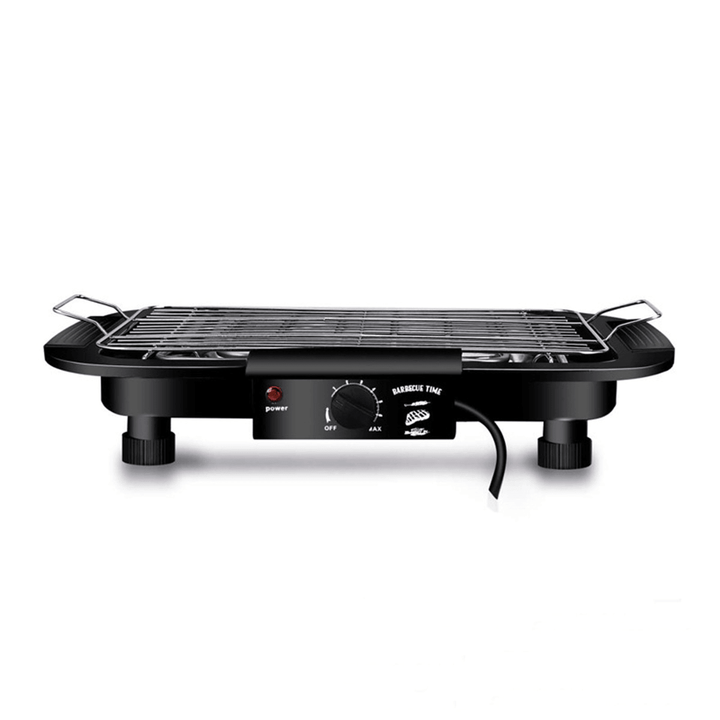 220V Portable Electric Grill Smokeless Electric Pan Grill BBQ Griddle Mini Non-Stick Plate Electric Home Barbecue Grill Machine - MRSLM