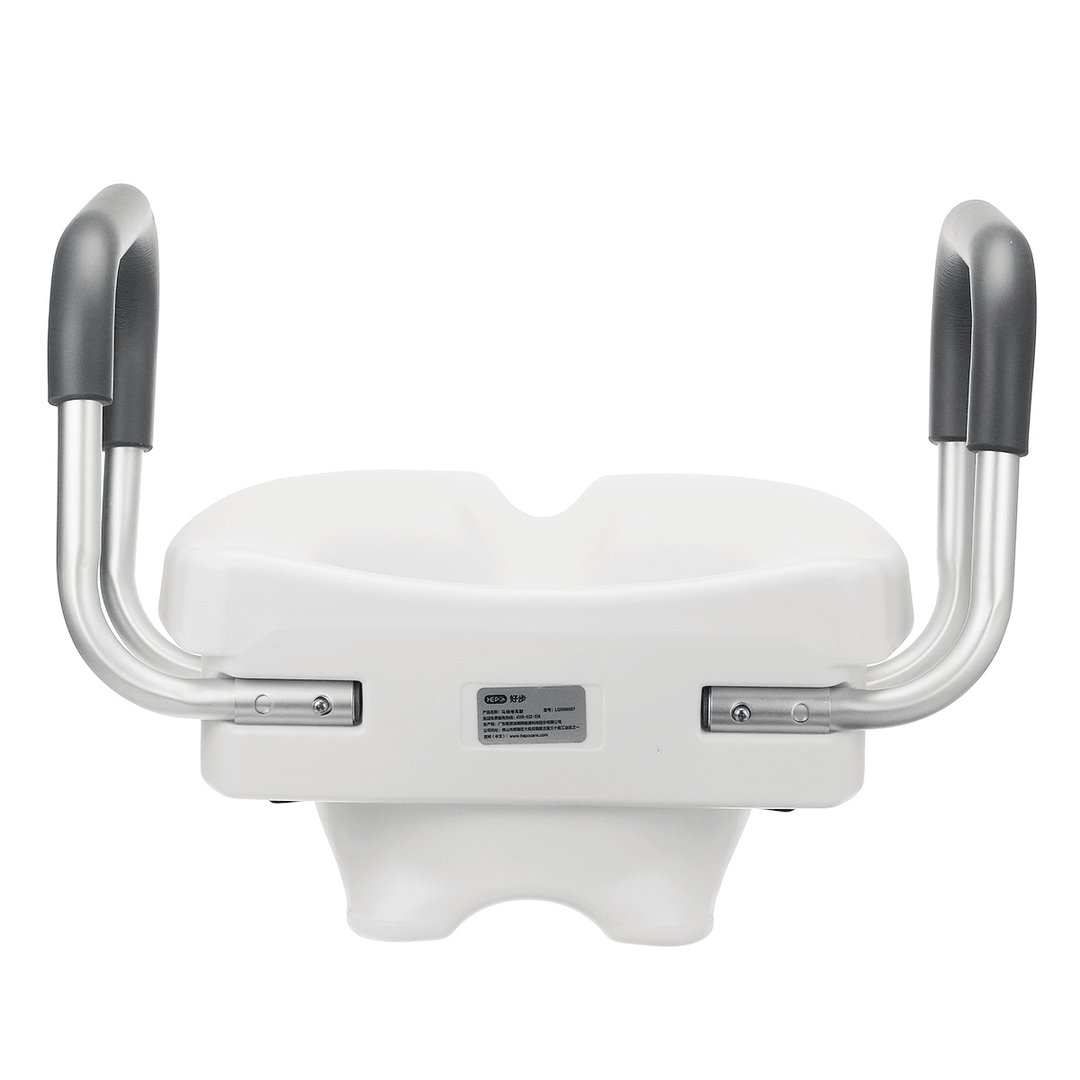 Removable Raised Toilet Seat with Arms Handles Padded Disability Aid Elderly Supports - MRSLM