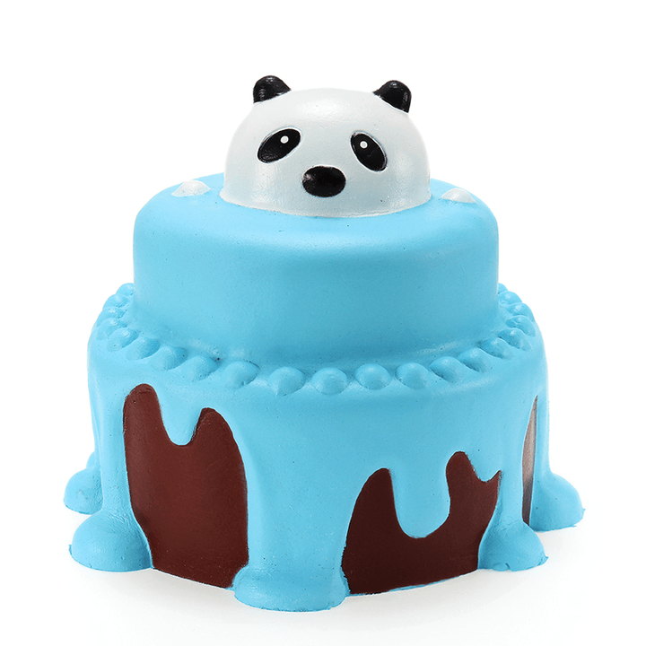 Squishy Panda Cake 12Cm Slow Rising with Packaging Collection Gift Decor Soft Squeeze Toy - MRSLM