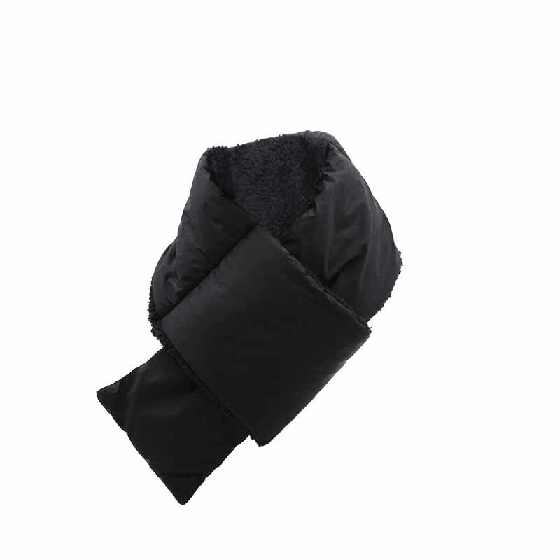 Plus Velvet Solid Color Warm and Windproof down Scarf - MRSLM