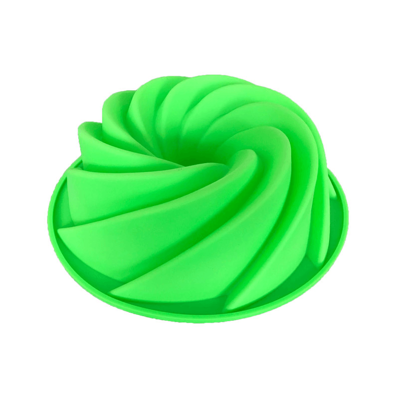Big Swirl Shape Silicone Butter Cake Mould Baking Mold Form Tools for Cake Mold Baking Dish Bakeware - MRSLM