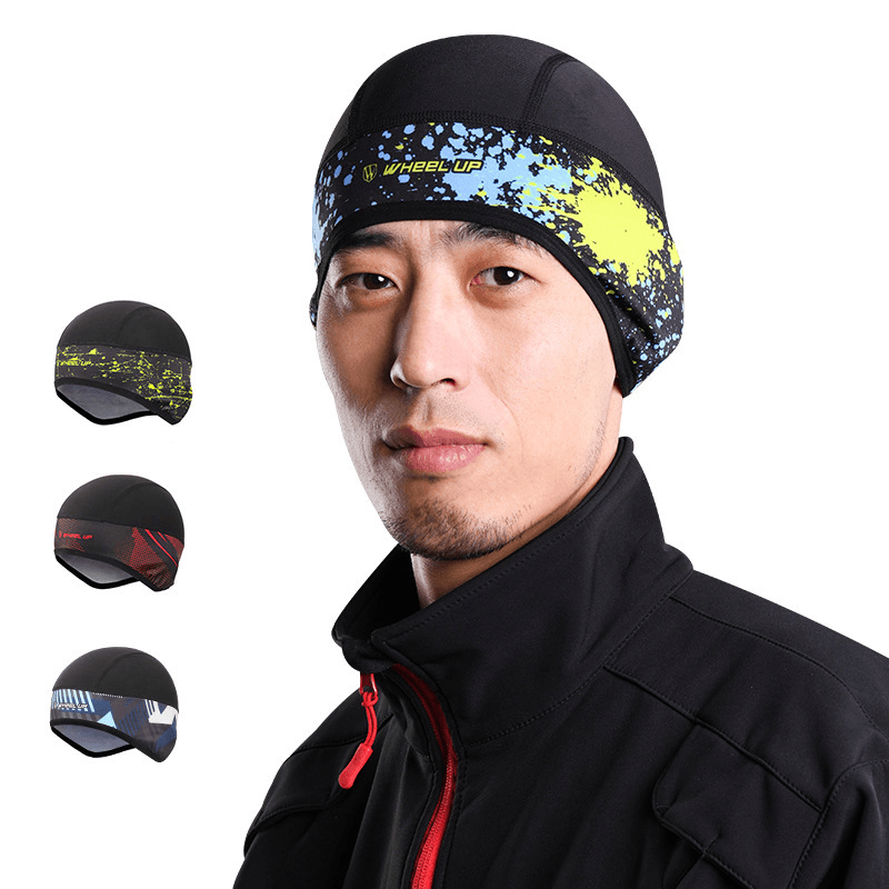 WHEEL up Bike Cycling Cap Quick Dry Breathable Winter Warm Sport Running Anti-Uv Head Scarf Bicycle Hat - MRSLM