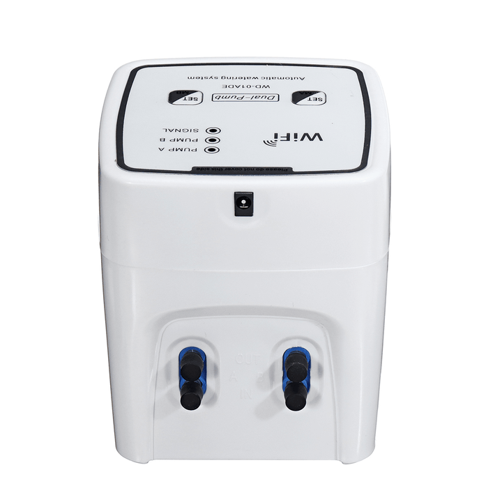 EU Plug Wifi Control Watering Device Automatic Water Drip Irrigation Watering System Kit WIFI Mobile APP Control Double Pump Garden - MRSLM