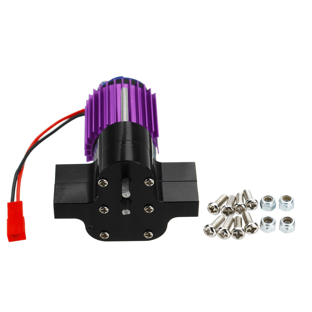 Metal Transfer Gear Box with 370 Motor DIY Accessories for WPL/ JJRC/MN/FY Toys - MRSLM