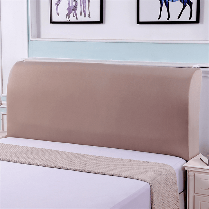 200CM Polyester Elastic Bed Headboard Cover Full Dustproof Protector Slipcover Bed Protection Dust Cover Bedspread - MRSLM