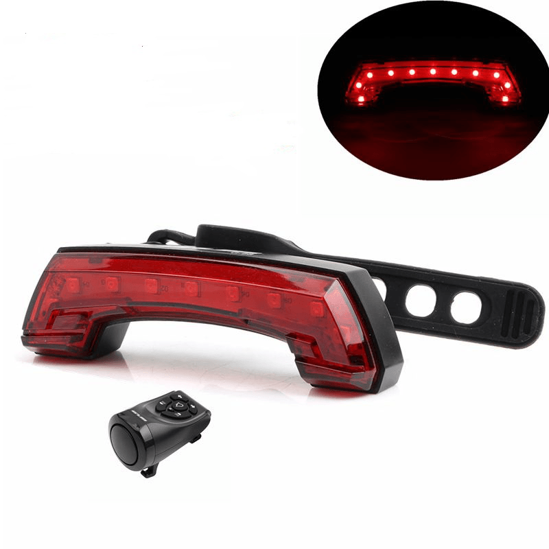 GUB G-68 5Modes USB Rechargeable Bike Remote Control Tail Light+ High Decibel Horn Outdoor IPX4 Waterproof Riding Bike Bicycle Lights - MRSLM