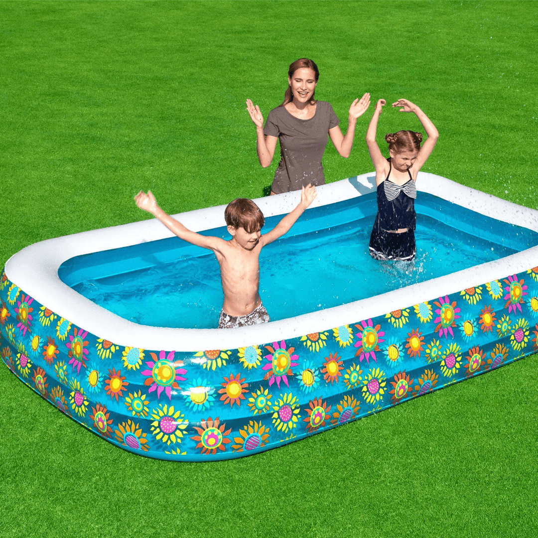 290 X 175CM Inflatable Swimming Pool Children Adults Summer Bathing Tub Baby Home Use Inflatable Paddling Pool - MRSLM