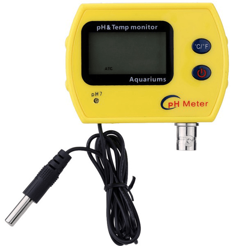 PH-991 Portable PH Meter Aquarium Swimming Pool Acidimeter Analyzer Water Quality Ph &Temp Monitor - MRSLM