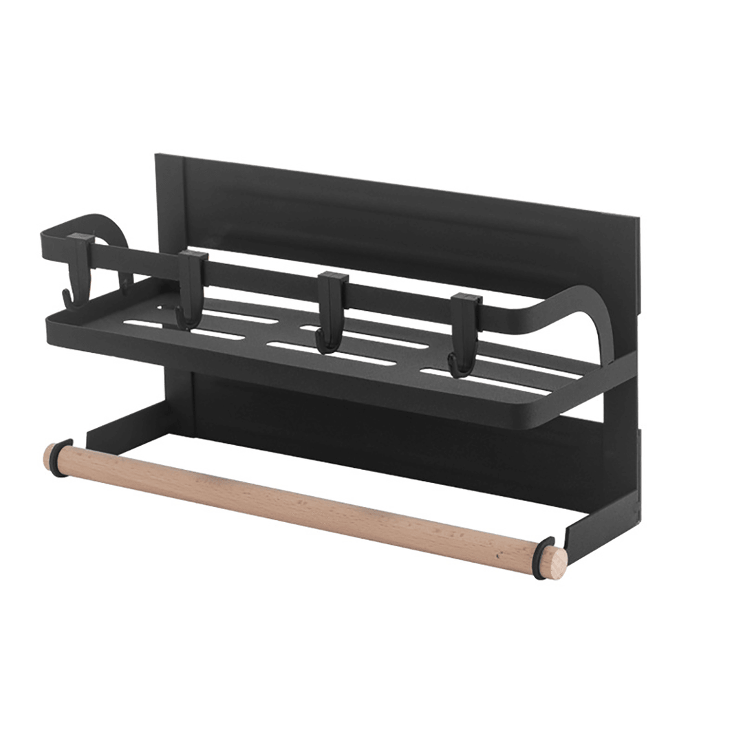 Kitchen Magnetic Organiser Rack Fridge Side Shelf Storage Holder - MRSLM