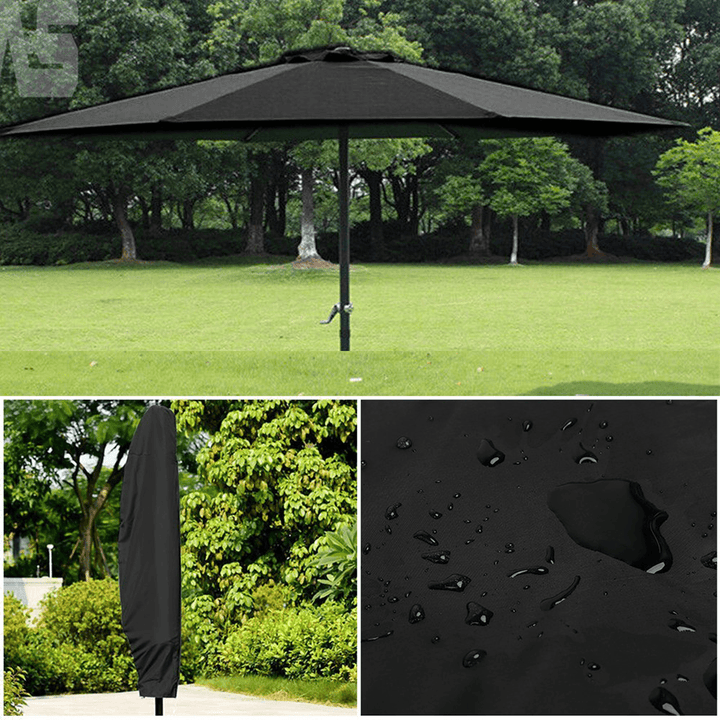 Outdoor Patio Yard Parasol Umbrella Waterproof Shade Cover UV Dust Protector - MRSLM