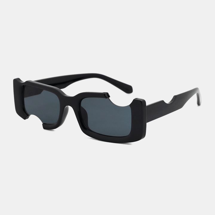 Unisex Irregular Square Frame Not Full Frame UV Protection Fashion Special Profile Sunglasses - MRSLM
