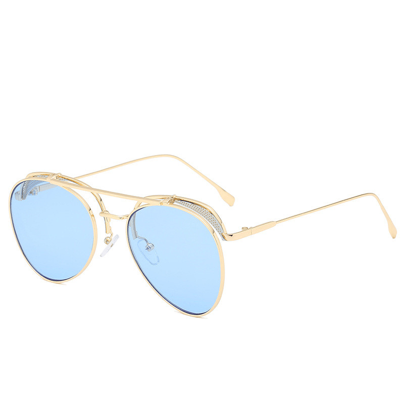 Sunglasses Fashion Transparent Color Sheet Sunglasses Retro - MRSLM
