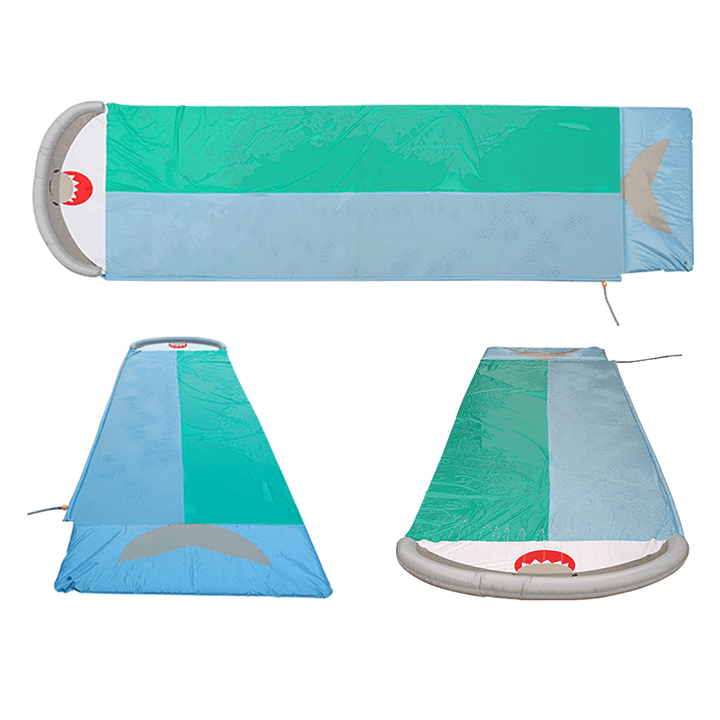 Summer Watermelon/Shark Double Slipway Swiming Pool Play Mat - MRSLM