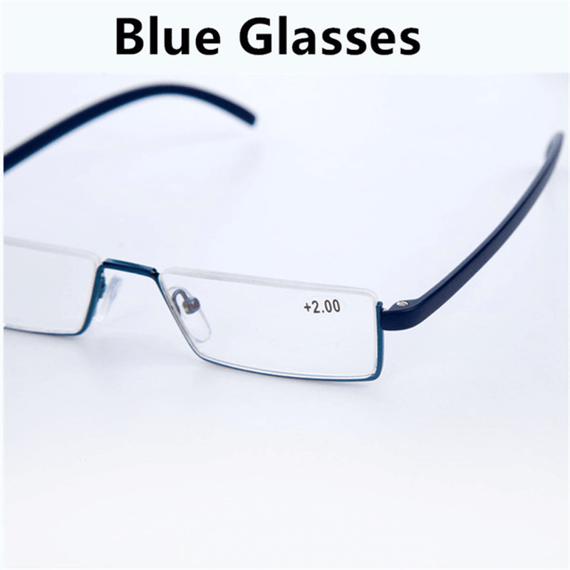 Half-Frame Reading Glasses for Men and Women HD Comfortable and Elegant - MRSLM