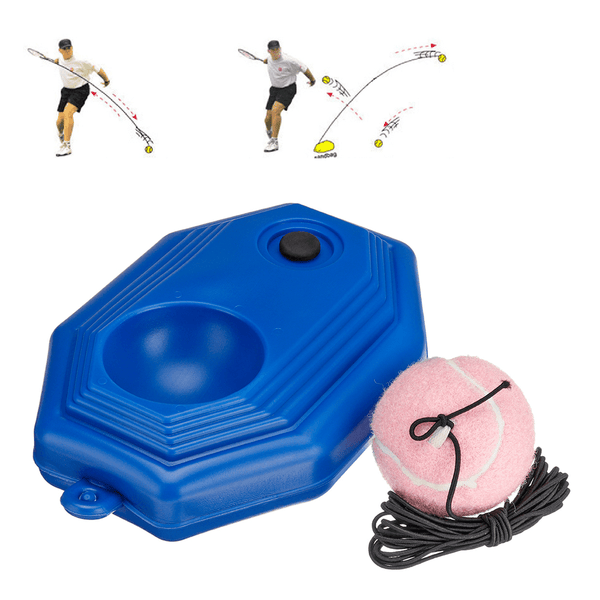 Tennis Rebounder Tennis Swing Ball Practice Equipment Portable Self Training Tool with String - MRSLM