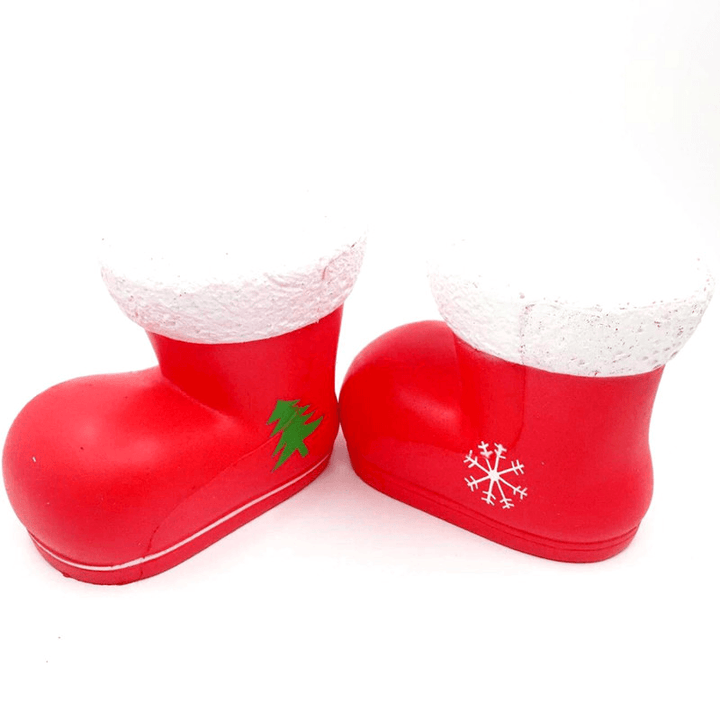 Chameleon Squishy Christmas Boots Santa Clause Boot Slow Rising with Packaging Gift Decor Toy - MRSLM