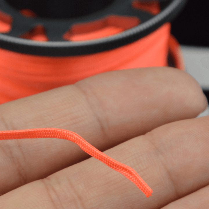 KEEP DIVING 2MM High-Strength Polyester Nylon Flattened Wire Suitable for Scuba Diving Finger Wheel Acid and Alkali Resistant Rope - MRSLM
