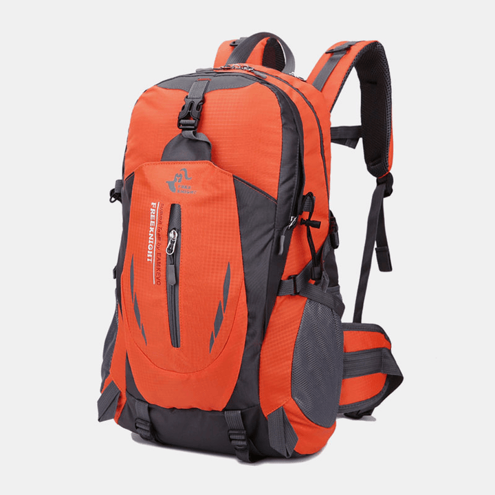 Men Large Capacity 40L Multi-Pockets Anti-Scratch Load-Bearing Mountaineering Multifunctional Buckle Outdoors Backpack - MRSLM