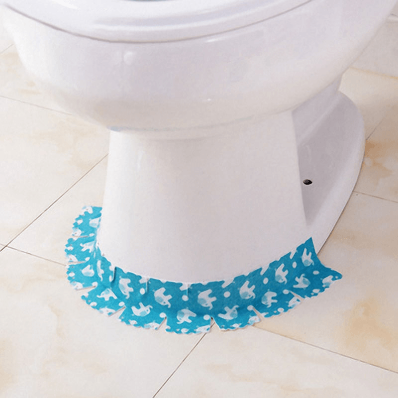 Honana TS-74 Creative Cartoon Toilet Base Sticker Waterproof Anti-Fouling Animals Colorful Stickers - MRSLM