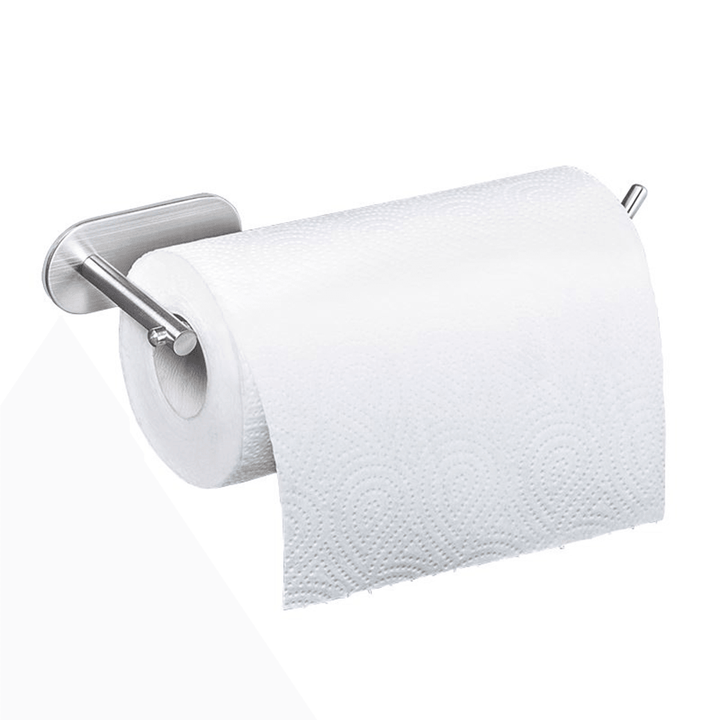 304 Stainless Steel Kitchen Bathroom Tissue Holder Roll Towel Tissue Storage Rack - MRSLM