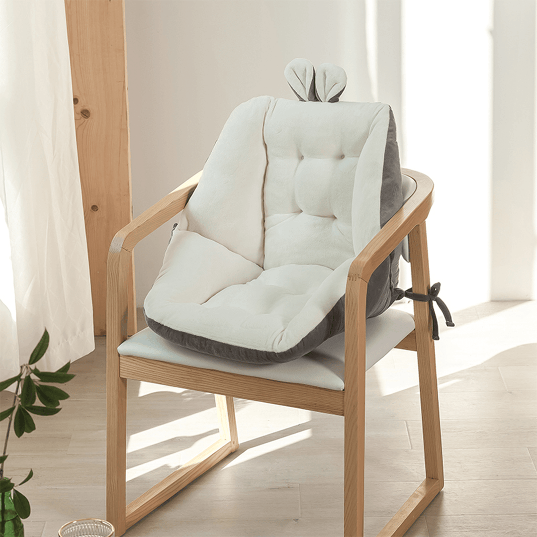 Rabbit Ear Stuffed Seat Cushion for Armchair Rocking Chair Office Patio Chairs for Home Decor - MRSLM