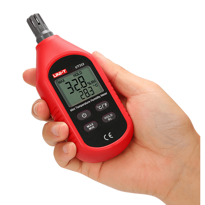 UNI-T UT333 Mini LCD Digital Thermometer Hygrometer Air Temperature and Humidity Meter Moisture Meter - MRSLM