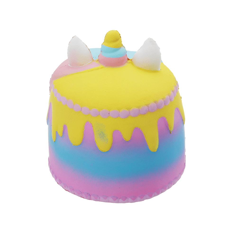 Crown Cake Squishy 11.4*12.6Cm Kawaii Cute Soft Solw Rising Toy Cartoon Gift Collection with Packing - MRSLM