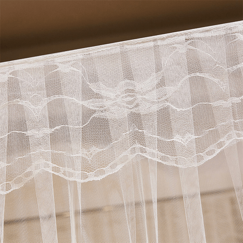 1.8 X 2M Luxury Princess Style Bed Netting Curtain Panel Bedding Canopy Four Corner Mosquito Net - MRSLM