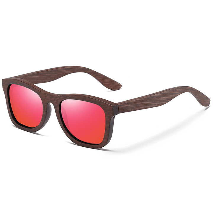 Bamboo Wood Sunglasses Wooden Retro Polarized - MRSLM