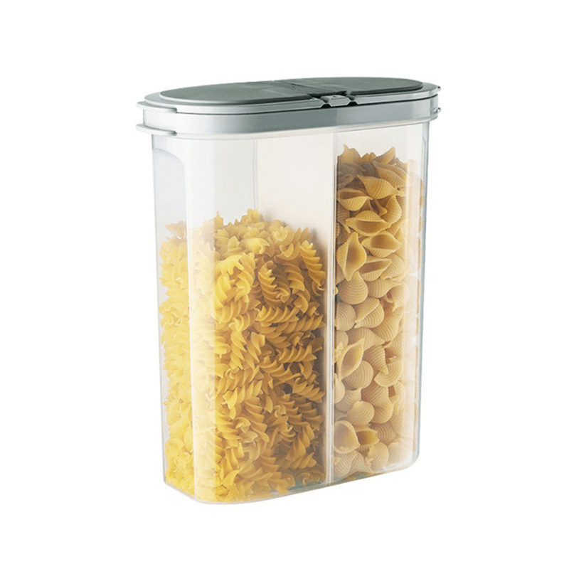 1Pcs Food Storage Pot Box 2.6L Refrigerator Plastic Transparent Sealed Crisper Cereal Jar Grain Kitchen Storage Container - MRSLM