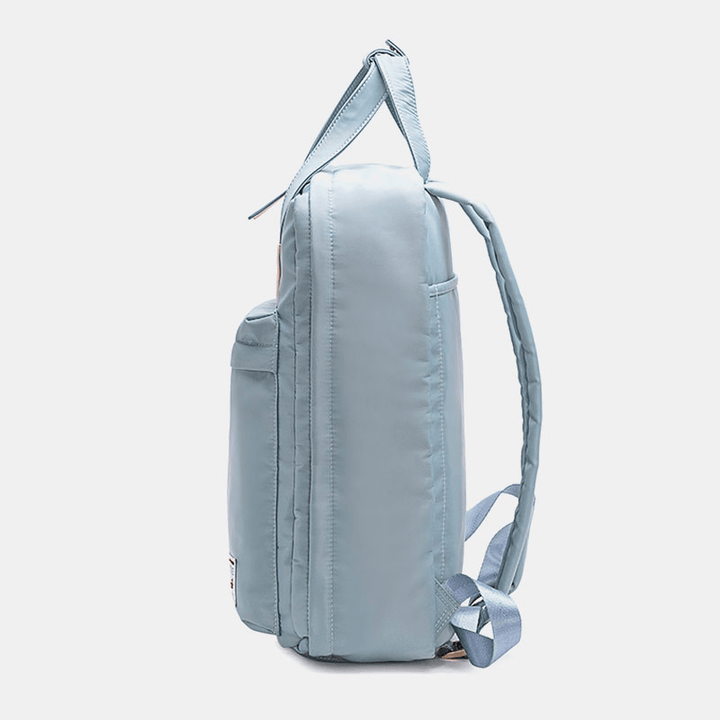 Women Nylon Waterproof Multifunction Casual Backpack Large Capacity Casual Travel Bag - MRSLM