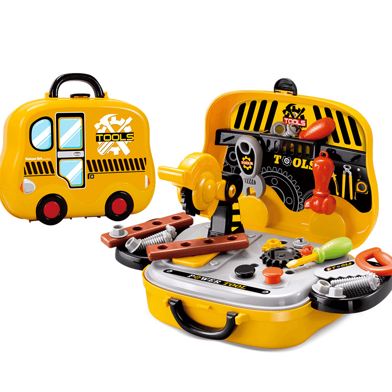 23PCS Children'S Maintenance Tools Kit Set Repair Tool Suitcase Kids' Educational Repair Toys Gift - MRSLM